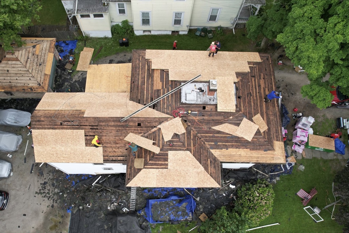 Roof Replacement — Rail Roofing Group job site photo